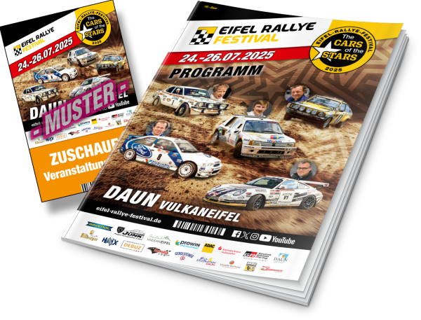 Pass tout jours et programme - Eifel Rallye Festival 2025 :