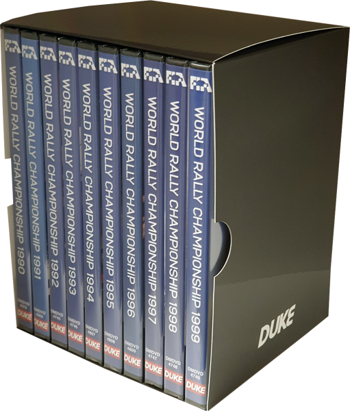 World Rally Championship Collection 1990-1999 - 10 DVD-Set