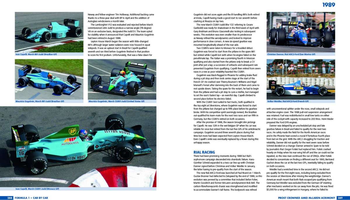 Formula 1: Car by Car 1980-1989 | Cars & Teams | Formula 1 | Books
