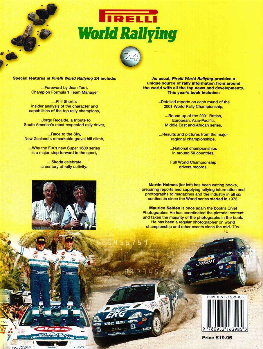 Pirelli World Rallying 24 (2001-2002) | Yearbooks | Books Pirelli World Rallying 24 (2001-2002) | Yearbooks | Books